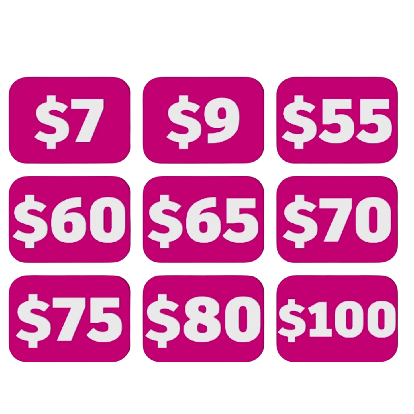 Price tags