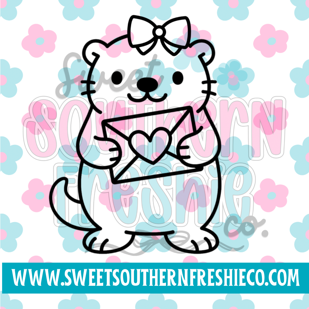 Otter with Love Letter