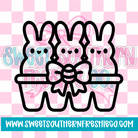 Easter peeps in carton