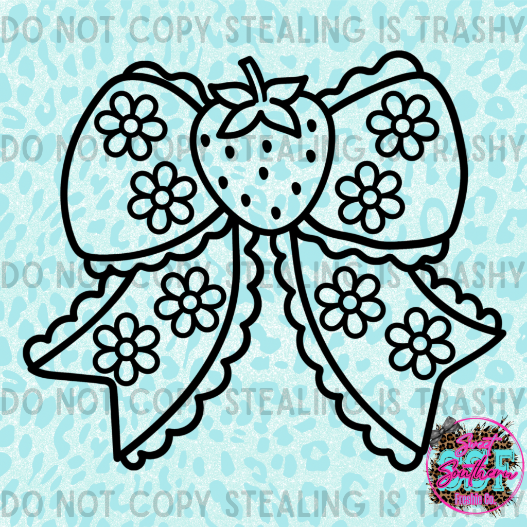 Strawberry bow