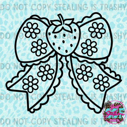 Strawberry bow