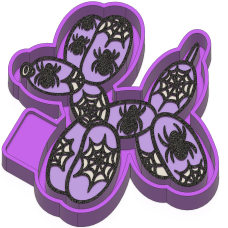 Spider web balloon dog