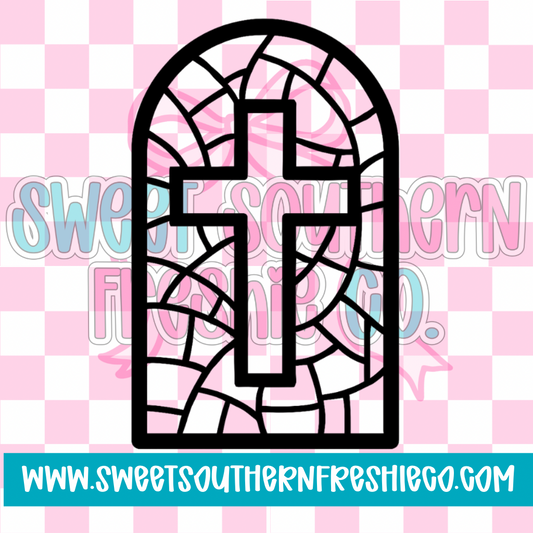 Stained Glass with cross