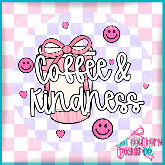 Round Cardstock| Coffee & Kindness