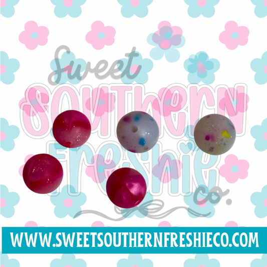 15 MM Silicone beads (matching bows sold separately)
