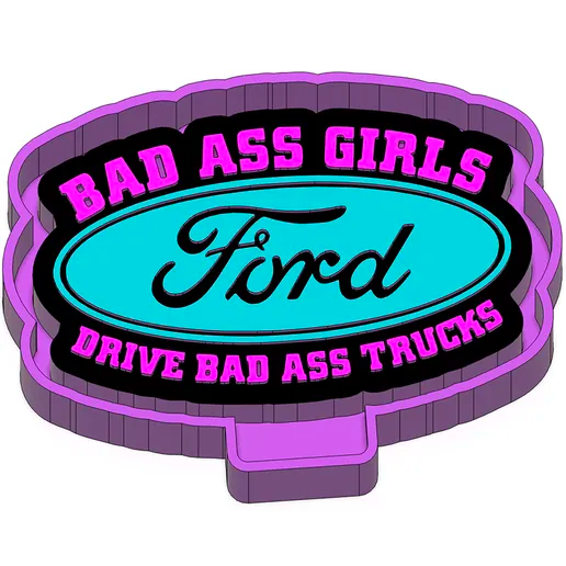 Bad ass girls drive bad ass trucks ford