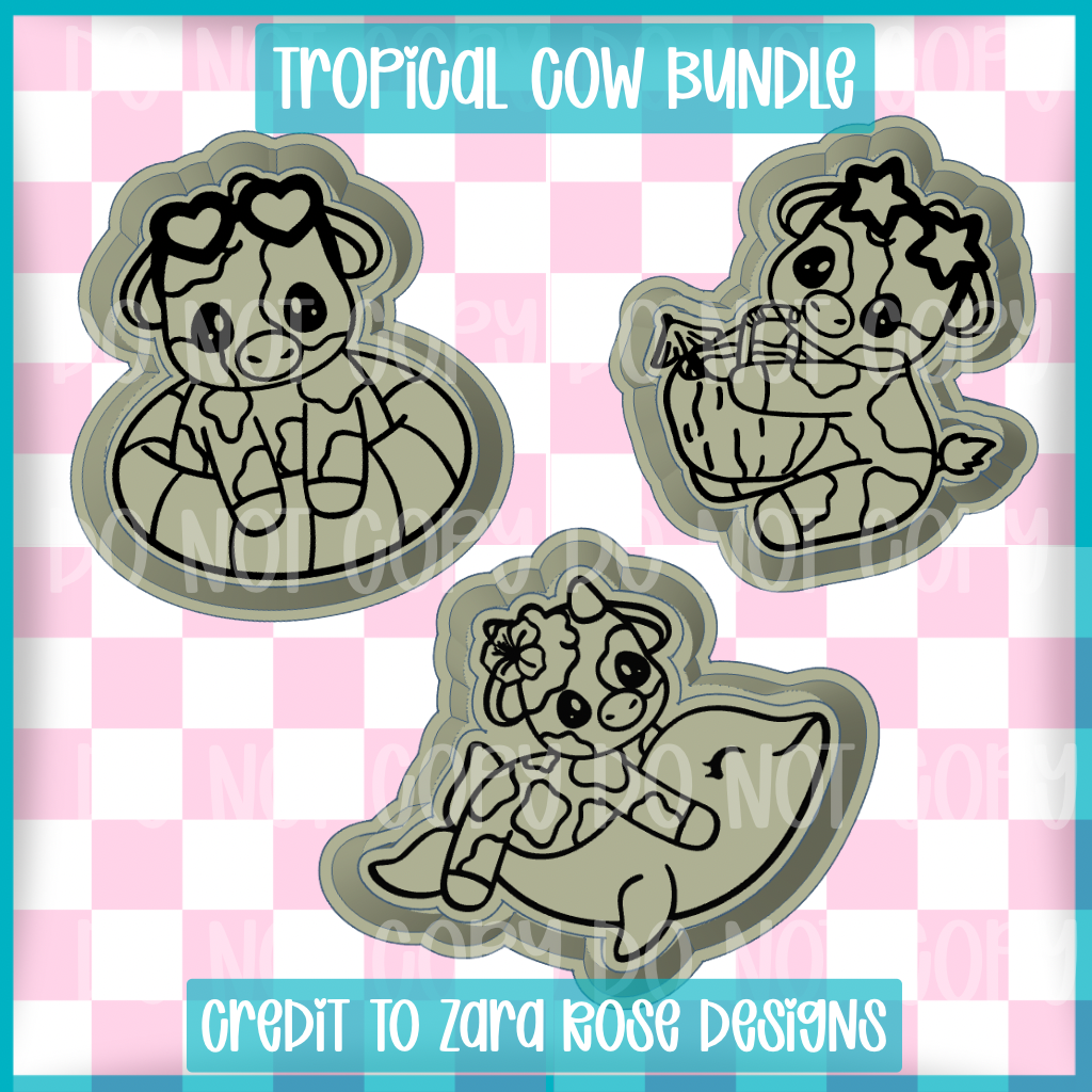 Tropical Cows (Bundle or Single)
