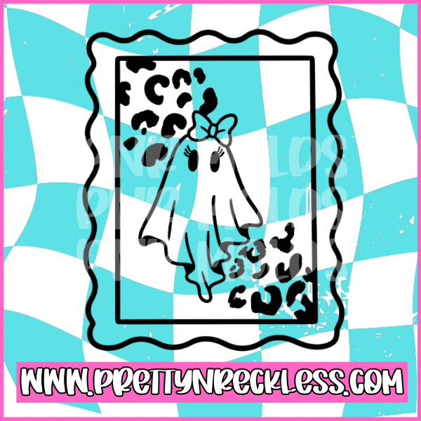 Cheetah Ghost Stamp