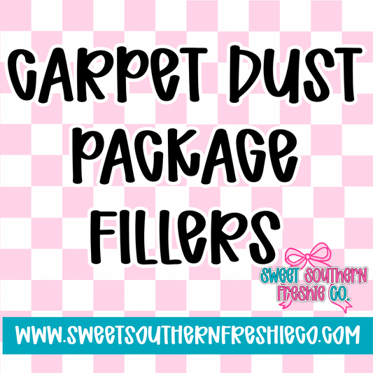 Carpet Dust: Package Fillers