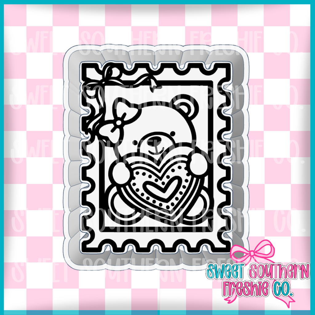 Bear Heart Cookie Stamp