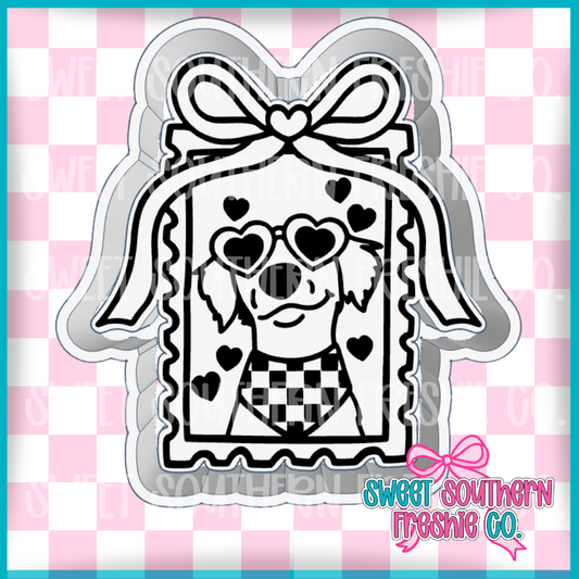 Valentine Dog Stamp