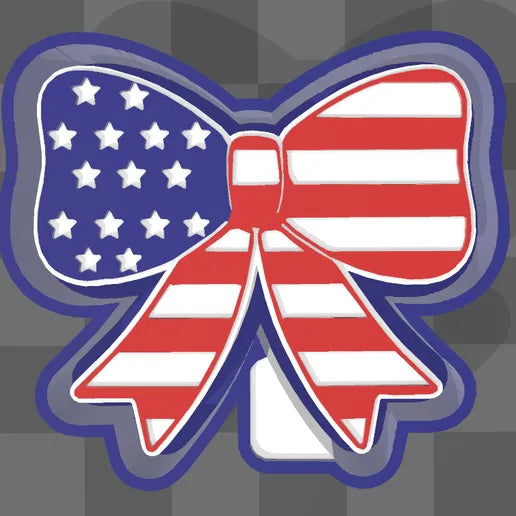 American flag bow