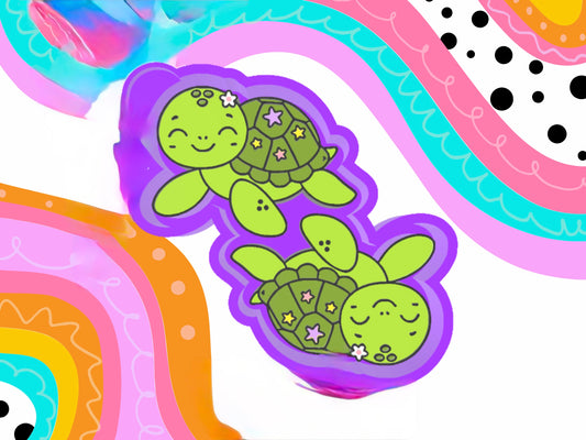 Turtle with smile vent clips