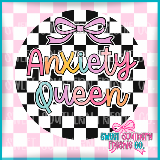 Round Cardstock| Anxiety Queen