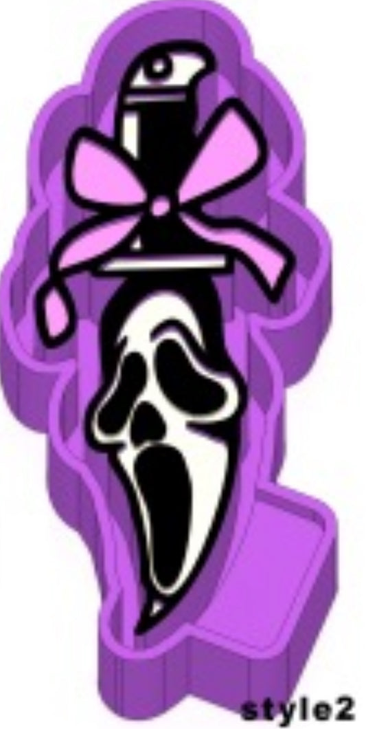 Ghost Face Knife with bow