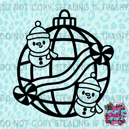 Disco snowman