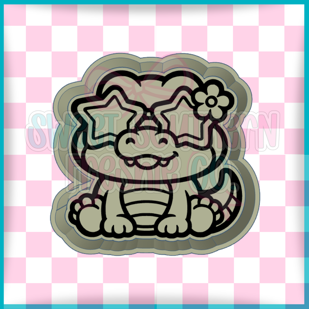 Gator with star glasses