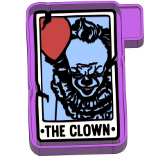 The clown tarot card