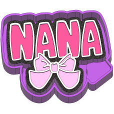 Nana with bow