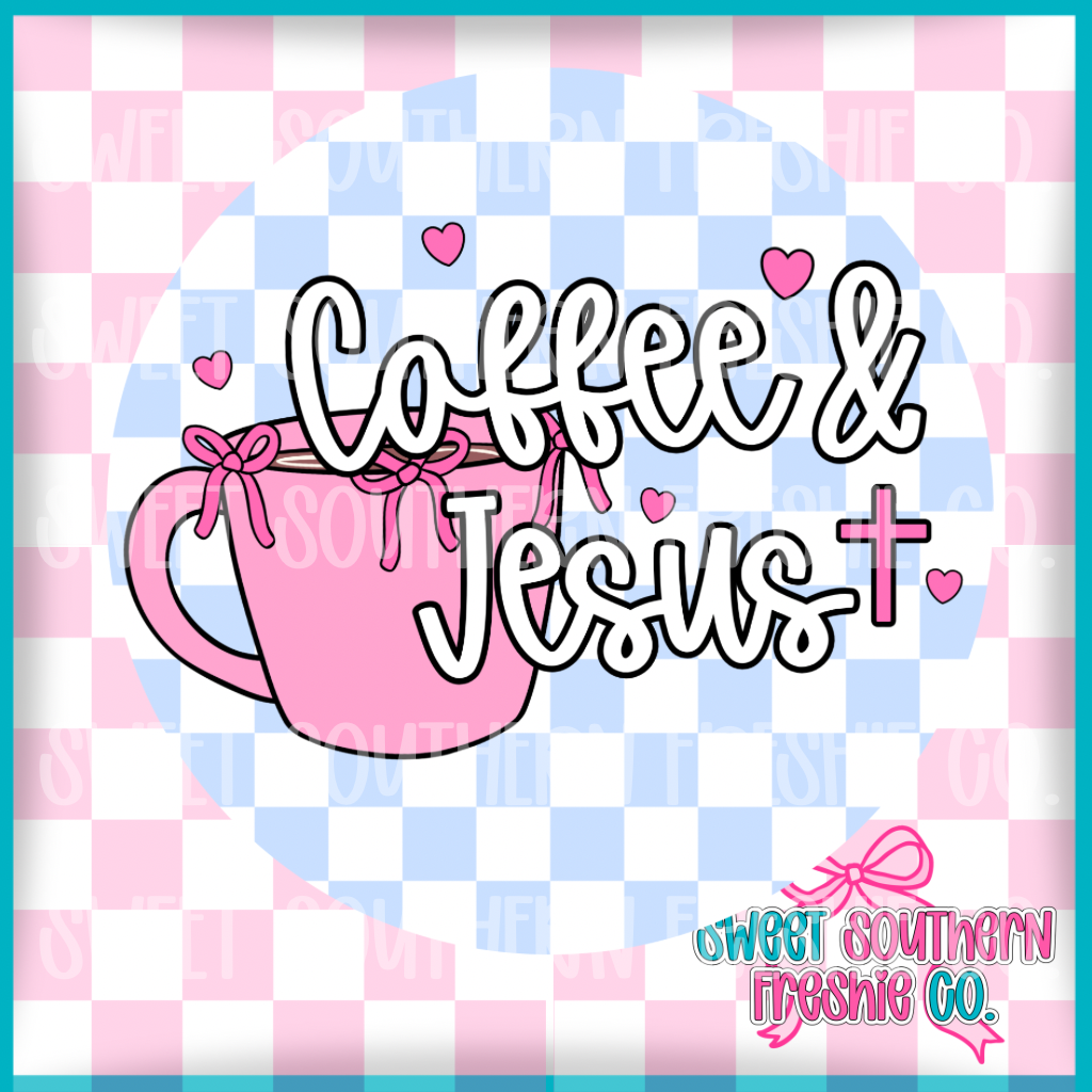 Round Cardstock| Coffee & Jesus