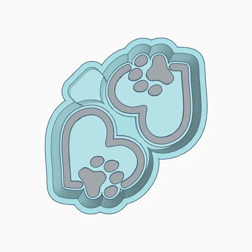 Paw print hearts vents