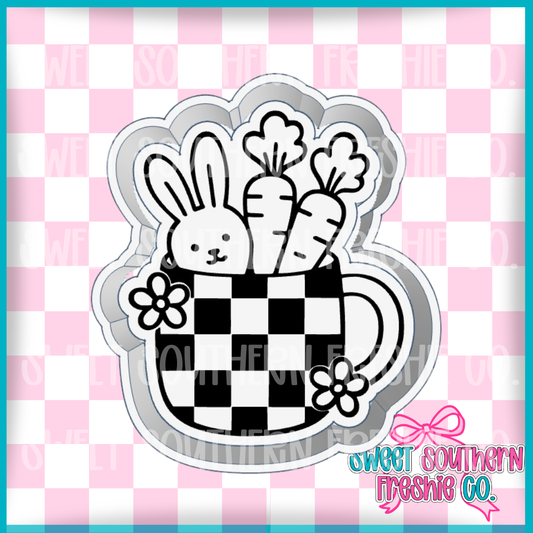 Checkered Easter Mug