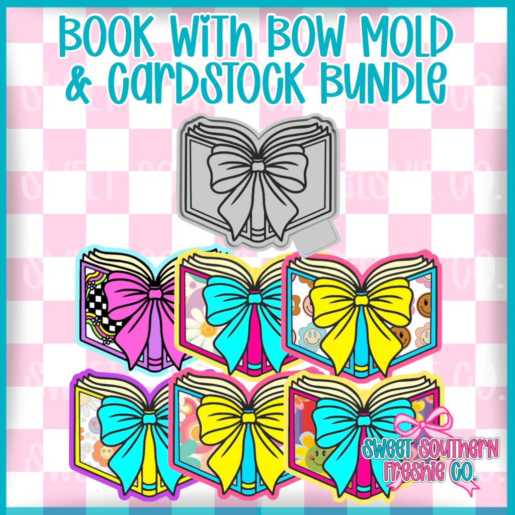 Book With Bow| Cardstock & Mold Bundle