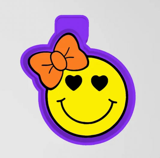 Smiley with a bow