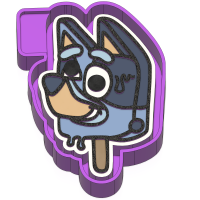 Bluey popsicle