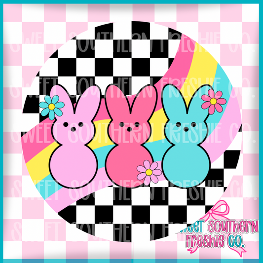 Round Cardstock| Easter Peeps
