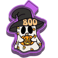 Candy corn ghost