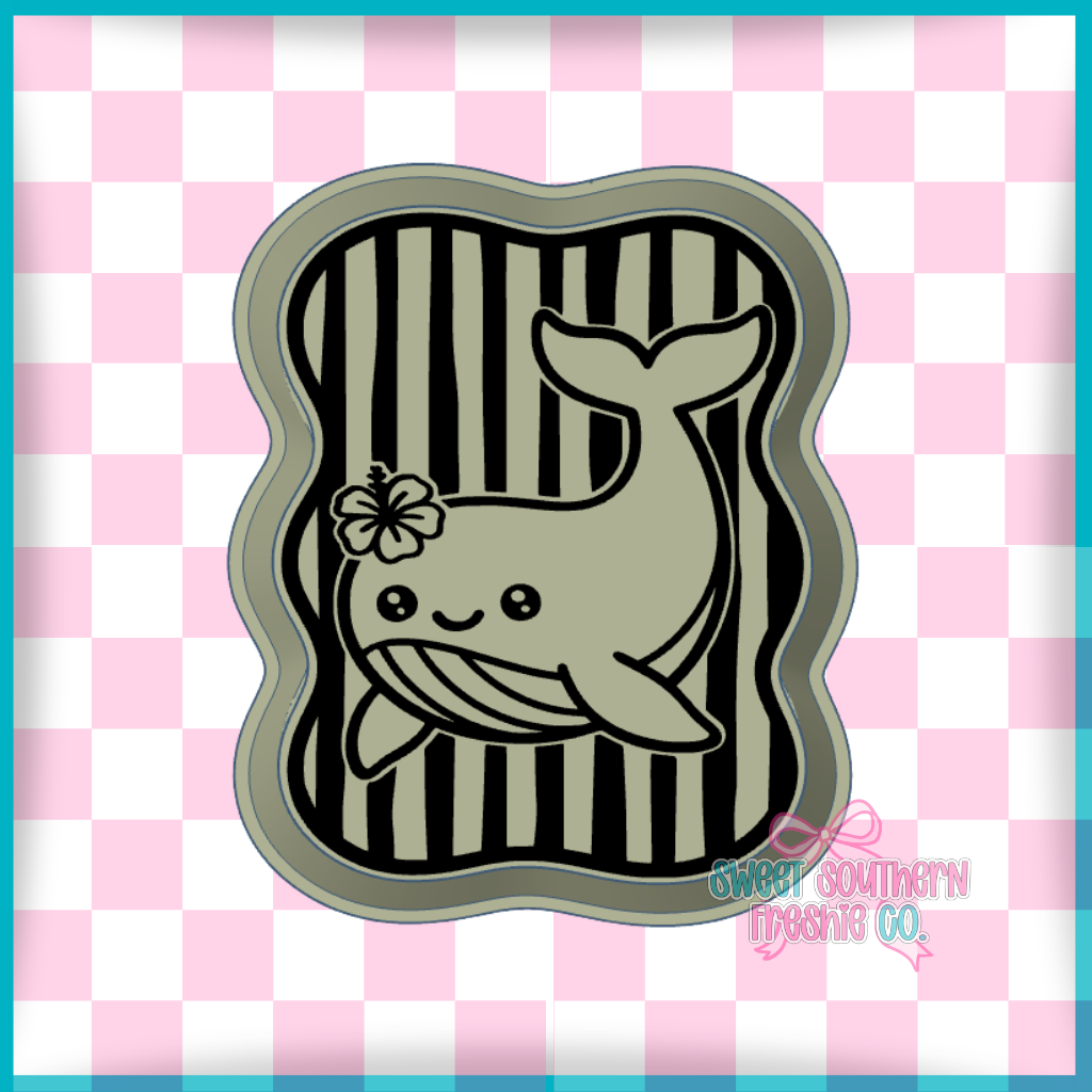 Whale Striped Frame