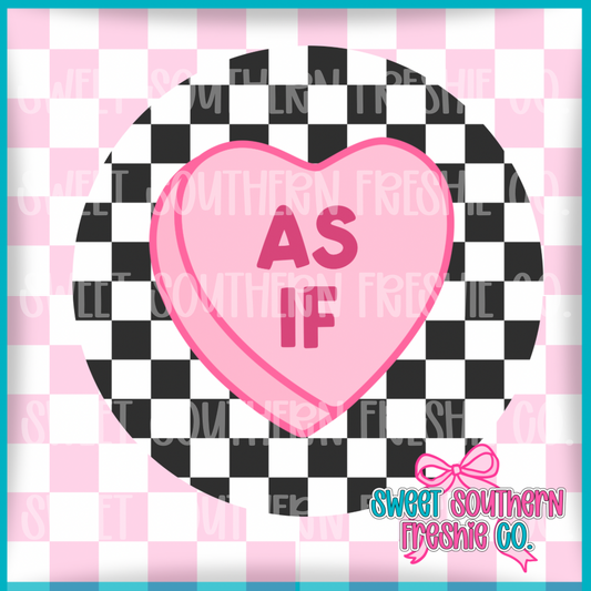 Round Cardstock| As If Conversational Heart