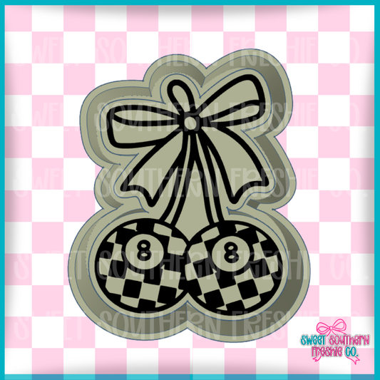 Checkered 8 Ball Cherries