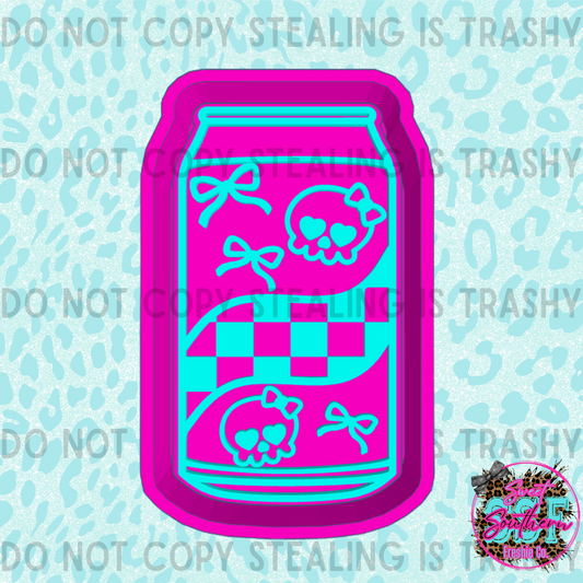 Skull Soda Can