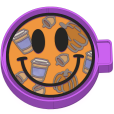 Pumpkin Coffee Smiley