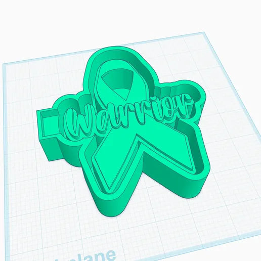 Cancer ribbon warrior