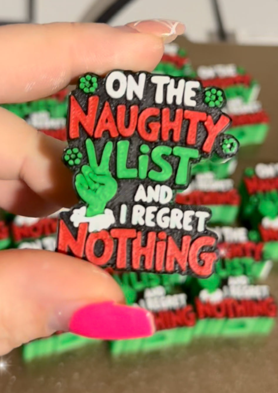 On the naughty list and I regret nothing