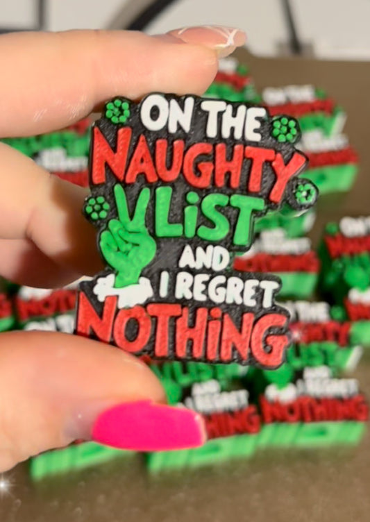 On the naughty list and I regret nothing