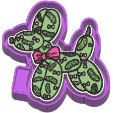 Pickle balloon dog