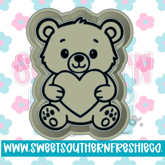 November Sub Box: Bear holding heart