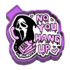 No you hang up ghost face
