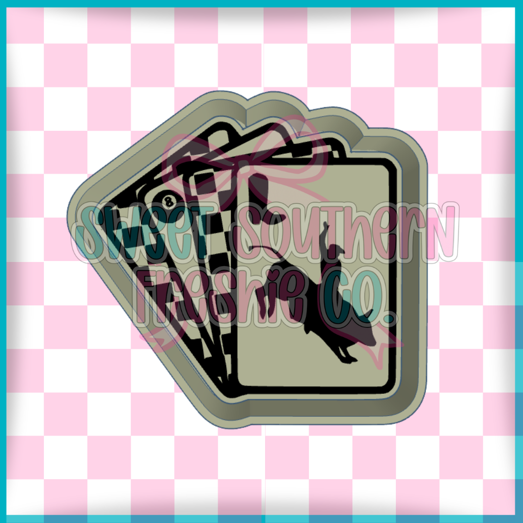 Checkered Cowboy Cards