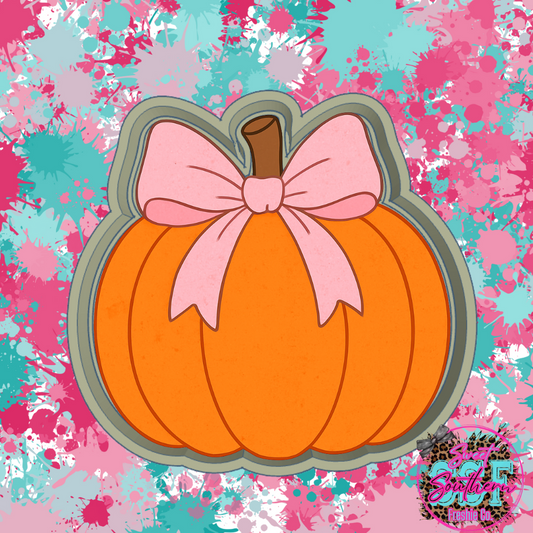 Pumpkin with Coquette Bow