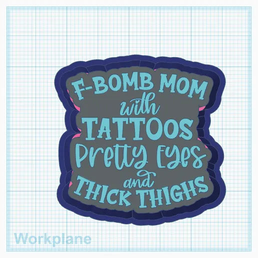 F bomb mom with tattoos
