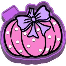 Coquette Halloween pumpkin