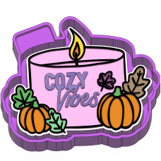 Cozy vibes candle