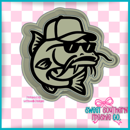 Cool Bass with Sunglasses