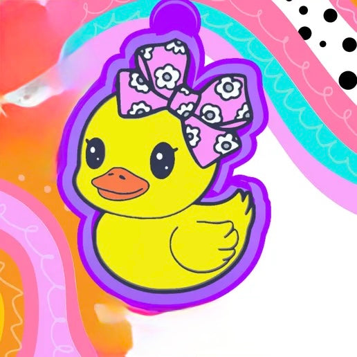 Duck with bow