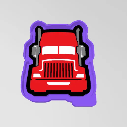 Truck driver (front view)